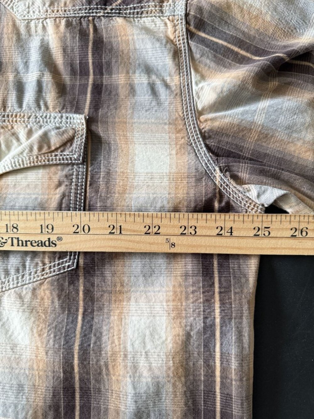 Larry Mahan Mens Cowboy Collection Plaid Western Pearl Snap All Cotton Shirt XXL - Picture 9 of 13